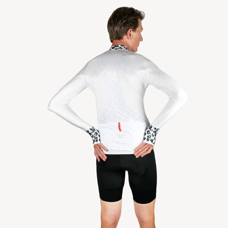 Men’s Long Sleeve Jersey, Leopard | Vélo Larsson